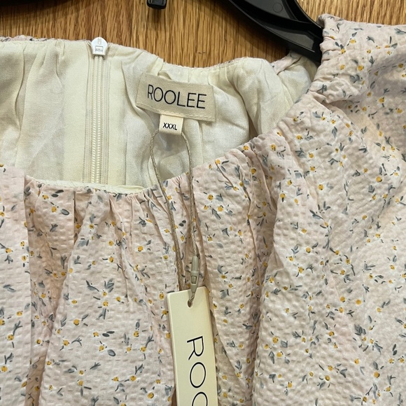 NWT NEW ROOLEE the Rachel Dress in snow Midi Maxi Size XXXL 3XL - Picture 6 of 10